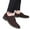 Brown, variant on Tawop Dress Shoes for Men Faux Leather Casual Suede Black Size:5.5