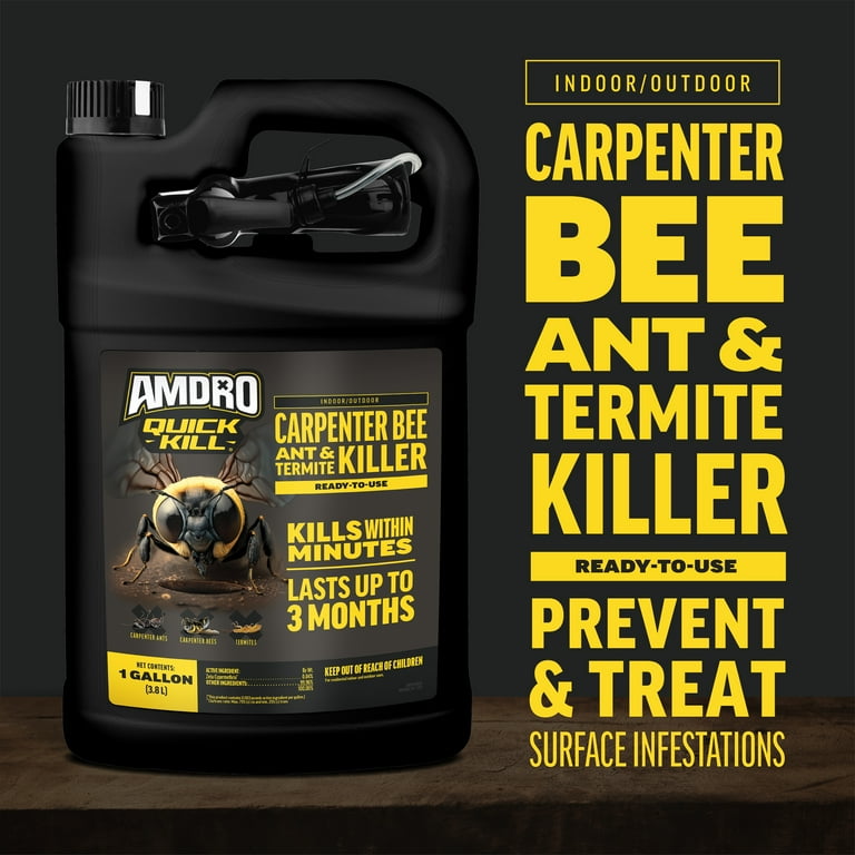 Amdro Carpenter Bee Pest Killer Bundle, Outdoor - Walmart.com