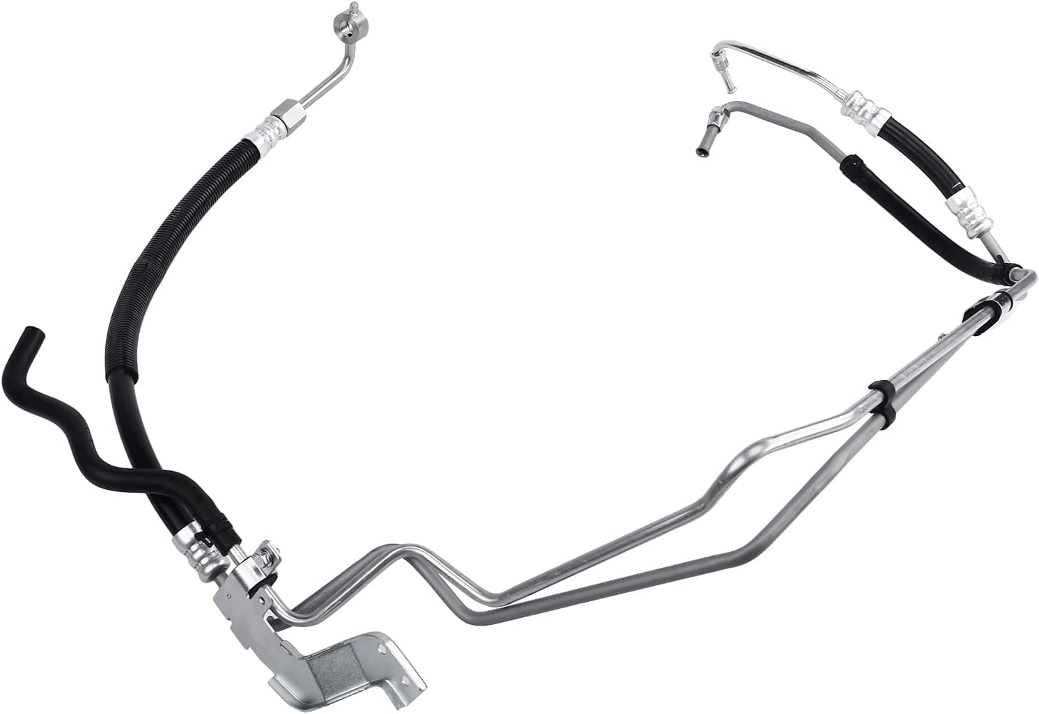 A-Premium Power Steering Pressure & Return Hoses Line Assembly Compatible with Nissan Frontier 2001-2004, Xterra 2001-2004, 3.3L, Pump to Rack/Gear to Reservoir/Cooler