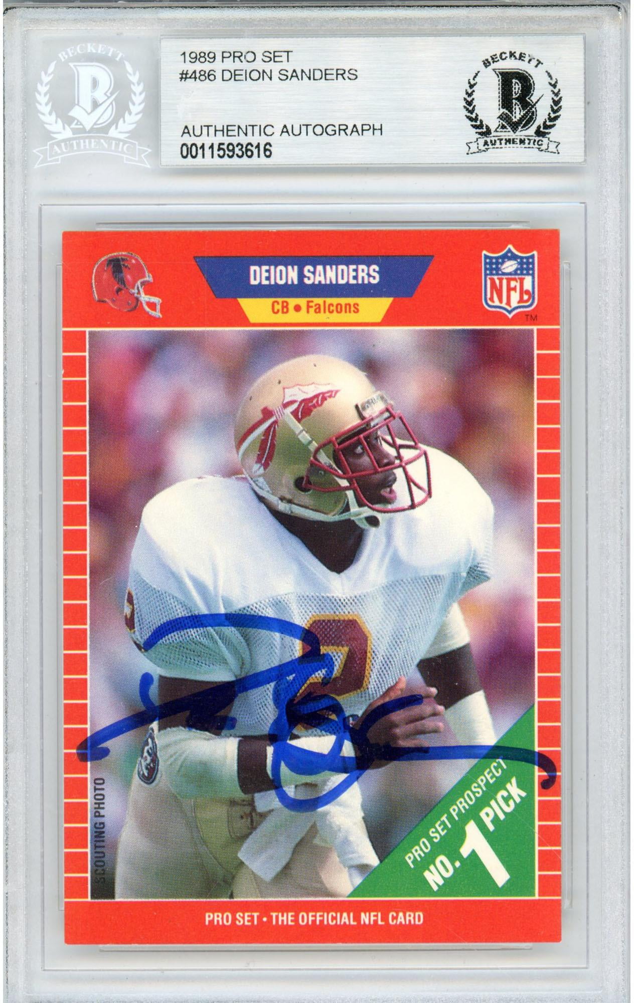 Deion Sanders Rookie Card Value THE SHOOT
