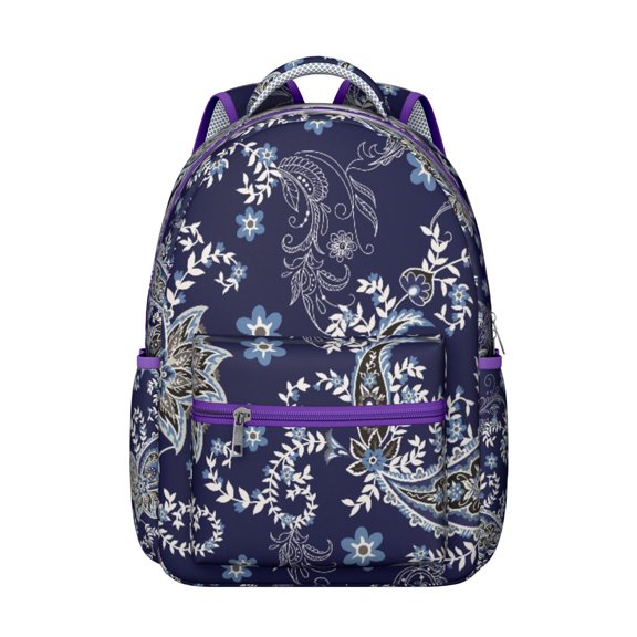 Chic Paisley Pattern Backpack – Amazing Paisley Gift for Students, Large Capacity Waterproof Bookbag, Lightweight Laptop Backpack for School & Work, Comfortable Shoulder Straps for Commuting