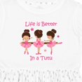 thumbnail image 4 of Inktastic Life's Better in a Tutu Ks Girls Toddler Dress, 4 of 5