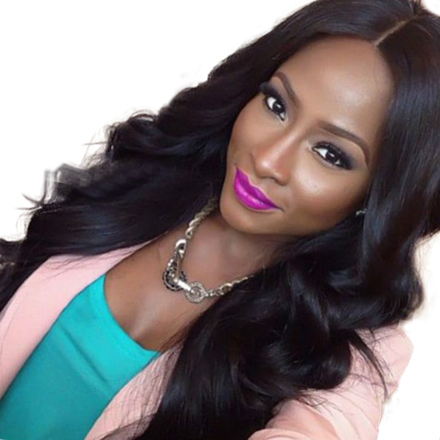 Graceful Long Curly Wavy Wigs Black Women Wigs Heat Resistant Party