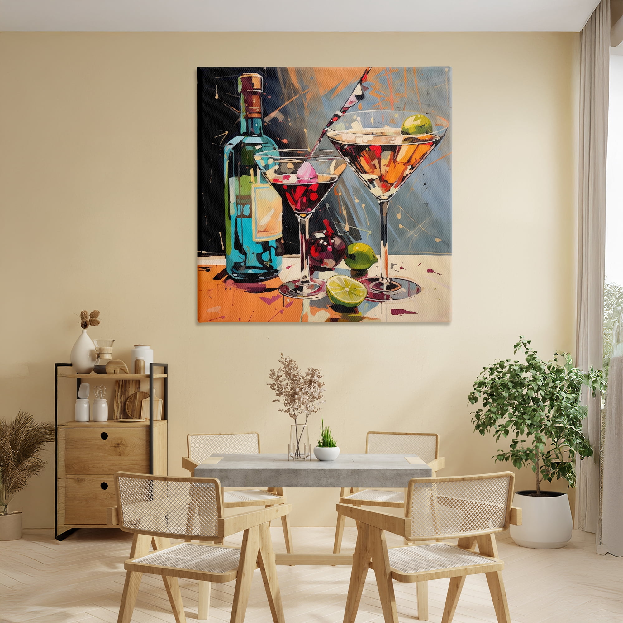 Stupell Industries Every Sip of Martini Night Canvas Wall Art, design by Lazar Studio