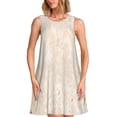 thumbnail image 1 of KLL Robes d'Été pour Femmes Motif Pain Cuit au Four 2025, Robes Décontractées à Col Rond Sans Manches Robes Débardeurs avec Poches, 1 of 7