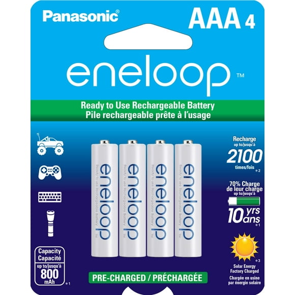Pilas recargables Eneloop Panasonic BK-4MCCA4BA AAA