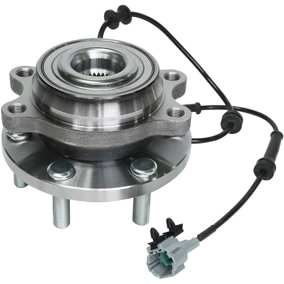Detroit Axle - 4WD Front Wheel Bearing Hub for Nissan Pathfinder Frontier Xterra Suzuki Equator, Wheel Bearing & Hub Assembly Replacement