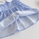 thumbnail image 5 of Body Floral con sombrero para niñas, ropa de verano para bebés, cuello Peter Pan, vestido de una pieza para niñas, traje de hermana, 5 of 6
