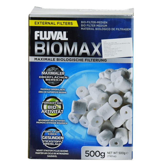 Biomax Fluval 500g Anillos Cerámica Agua Dulce/Salada Hagen HA1456