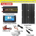 thumbnail image 1 of Solar nerator System Pure Sine Wave Inverter Kit 12V 220 8000/6000/4000/3000W Power Inverters Solar Panel With 30A Controller ,Multi Purpose, 1 of 7