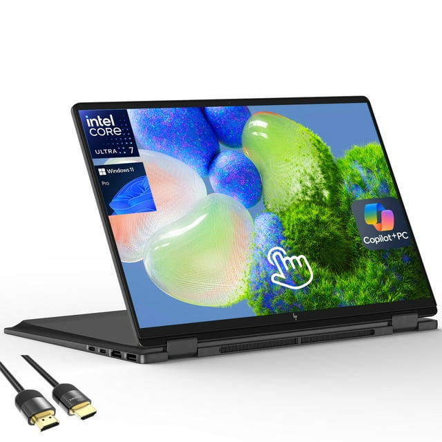 HP OmniBook X Flip 2-in-1 Laptop 16" FHD+ Touchscreen, Intel Core Ultra 7, 16GB RAM, 512GB SSD, Intel Arc 140V GPU, Copilot+ PC, US Version KB, Windows 11 Pro