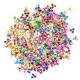 thumbnail image 3 of Confeti en forma de flor con purpurina, suministros de decoración para Fiesta de Boda, Material de Pvc Brillante, Relleno de, 3 of 7