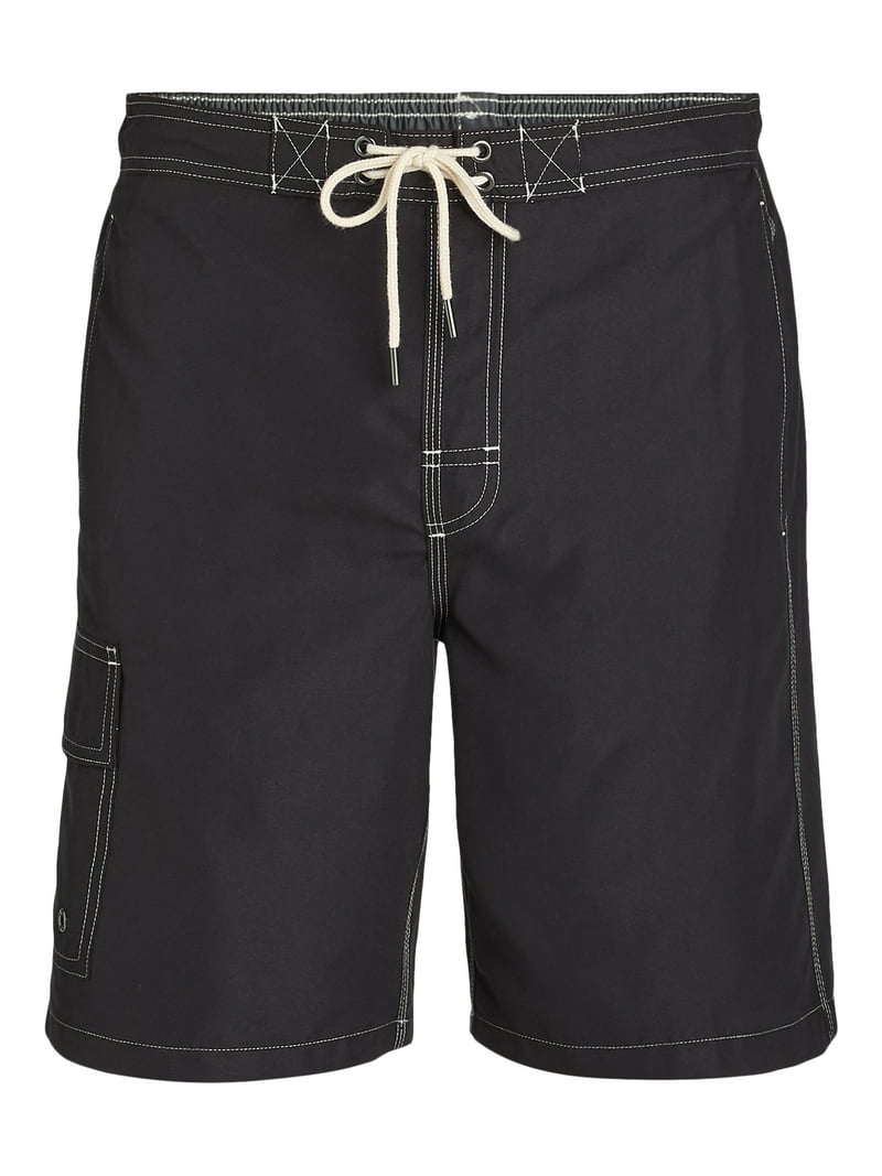 George Men's Cargo E-Board Shorts 9-Inch Inseam with Pockets Sun
