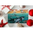 thumbnail image 3 of Santa and Some Ocean Friends Holiday Card - 18 Ocean Christmas Cards & Envelopes, 3 of 4