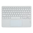 thumbnail image 2 of Teclado inalámbrico Bluetooth táctil multifunción, accesorio externo para computadora, tapa cuadrada de 10 pulgadas (blanco), 2 of 12