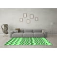 thumbnail image 3 of Ahgly Company Indoor Rectangle Abstract Emerald Green Contemporary Area Rugs, 8' x 10', 3 of 4