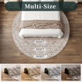 thumbnail image 4 of Abstract Area Rug x Modern Rugs for Living Room Neutral Machine Washable Rug Non Slip Carpet for Bedroom Office Living Room Dining Room Nursery Rug Grey &, 4 of 8