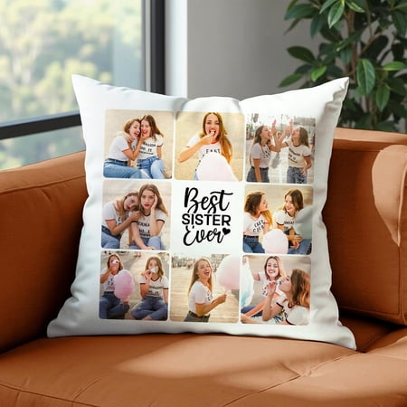 Fykuq Custom Pillow with Picture & Text, Personalized Photo Pillow Double-Sided Printing, Custom Pet Memorial Gifts | Keepsake Gifts for Loved One