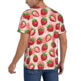 thumbnail image 2 of KLL Cute Strawberry for Men's Baseball Shirts,Short Sleeve Casual Shirts Button Down Shirt for Men Beach Summer Wedding Shirt-Large, 2 of 7