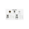 thumbnail image 3 of Signature Design by Ashley Valebeck Industrial Adjustable Height Swivel Barstool, Set of 2, Brown, 3 of 4
