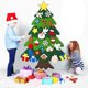 thumbnail image 3 of Juguete Montessori para bebé, 32 Uds., árbol de Navidad de fieltro DIY, tablero ocupado para niños pequeños, árbol de Navidad, juguetes educativos para niños, regalos para niños y niñas, 3 of 4