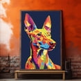 thumbnail image 4 of Pharaoh Hound Unframed Canvas Wall Art, Dog Home Wall Canvas Decor Print Painting Living Room Bedroom Office Bathroom Decoration Painting,, 4 of 6