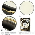 thumbnail image 3 of Designart Gold Glamour Circle IV Canvas Wall Art, 3 of 5