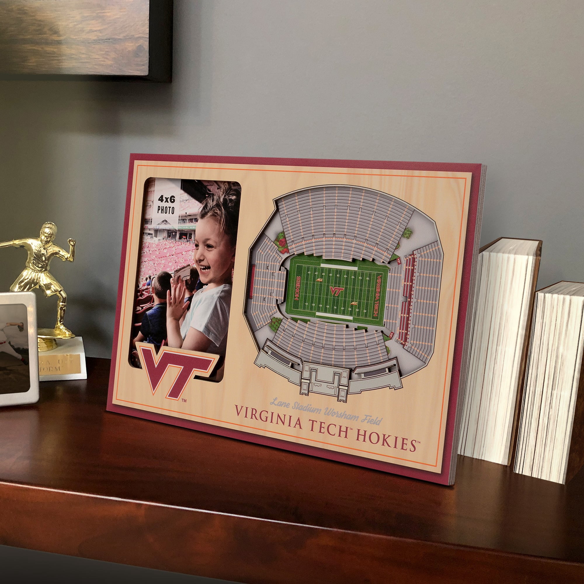 IDNA Virginia Tech Hokies 3D StadiumViews Picture Frame