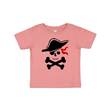

Inktastic Pirate Skull and Cross Bones Boys or Girls Baby T-Shirt