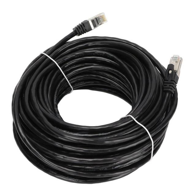 Cable Ethernet Cat 6 con protección EMI, baja pérdida de retorno, conector RJ 45 de alta velocidad de 10 Gbps, cable de Internet para PC de 20 metros
