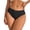 Black, variant on Seamless Thong Underwear Women No Show Breathable Stretchy Nylon Spandex Panties Low Rise Cotton Crotch Thongs Daily Multipack, Hot Pink,S