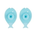 thumbnail image 5 of Innobaby Bathin' Smart Silicone Mini Fish Scrub with Suction Cup for cradle cap/ 2Pack, 5 of 6