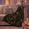 thumbnail image 6 of Black Pheasant Flannel Blanket for Birdwatching Art Fans, Living Room and Reading Nook Home Decor Birthday Gift with Soft Natural History Pheasant Woodland Study Motif, 6 of 9