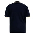 thumbnail image 2 of Duke Mens D555 Hamford 1 Tipped Pique Ribbed Collar Kingsize Polo Shirt, 2 of 3