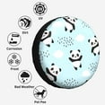 thumbnail image 6 of Kdxio Cute Panda Bear for Tire Cover Wheel Protectors Tyre Covers Weatherproof Wheel Covers Universal Fit for Trailer Rv SUV Truck Camper Travel Trailers 14 inch, 6 of 8