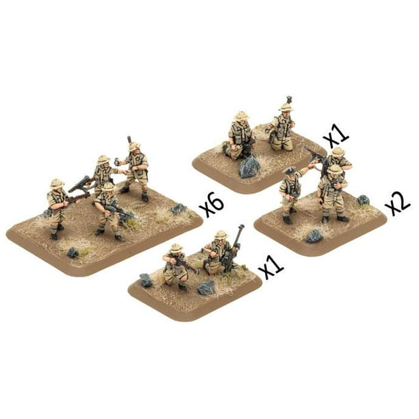Flames of War British Rifle Platoon BR733 Plastic 15mm Battlefront