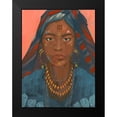 thumbnail image 2 of Green, Jacob 19x24 Black Modern Framed Museum Art Print Titled - Wodaabe Woman II, 2 of 5