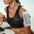 thumbnail image 3 of Eigraketly Cierre de cremallera Bolsa para el brazo del teléfono móvil Senderismo Correr Bolsa de almacenamiento ajustable Fitness Entrenamiento Teléfono Ropa Deportiva, Zapatos Rosado Eigraketly OD028879-06B, 3 of 6