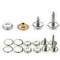 thumbnail image 4 of Guardoinrt 20set Snap Fastener Kit Preferred Materials For Easy Installation No Hand Grinding Stainless Steel, 4 of 6