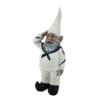 Zeckos 8 inch U.S. Navy Shipmate Sal Garden Gnome Home Decor Statue