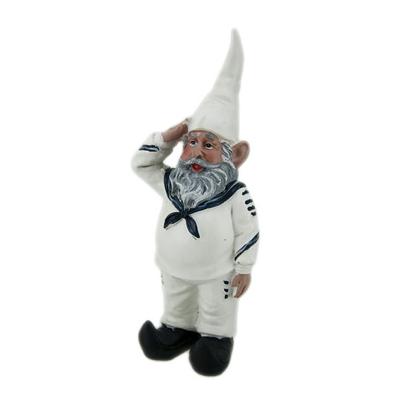 Zeckos 8 inch U.S. Navy Shipmate Sal Garden Gnome Home Decor Statue