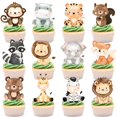 thumbnail image 1 of Decoraciones para Cupcakes Safari Goviwbioy 48 piezas Animales de la Selva, 1 of 6