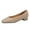 Khaki, variant on Chunky Heels Pumps Ladies Fashion Solid Color Leather Square Toe Shallow Mouth Heel Casual Shoes Comfortable Office Work Pumps for Ladies Female Slip ons