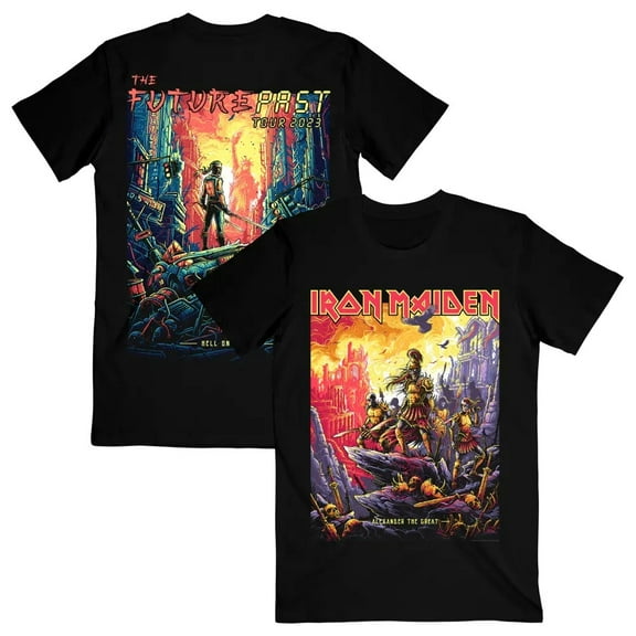 Iron-Maiden Alexander The Great Hell On Earth 2023 Tour Tee