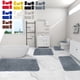 thumbnail image 1 of Set de alfombrillas de baño de 5 piezas | Alfombras de baño mullidas de color sólido Terciopelo de terciopelo absorbente de agua antideslizante | Longhair Grueso Suave Lavable a Máquina | Ajuste, 1 of 7