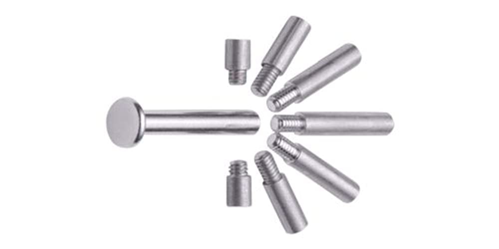 Charles Leonard Aluminum Screw Posts 3709L 100-Pack Silver 1.75 Inch Post Length 