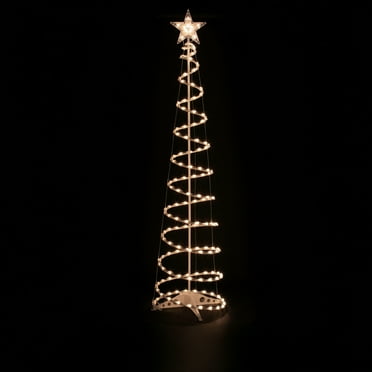 Northlight 6' Pre-Lit Spiral Christmas Tree - Clear Lights
