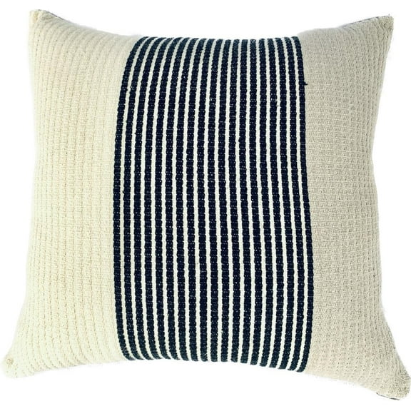 Artesanal Isla Natural Pillow Cover 17”x17” - 100% Cotton for Stylish Home Decor