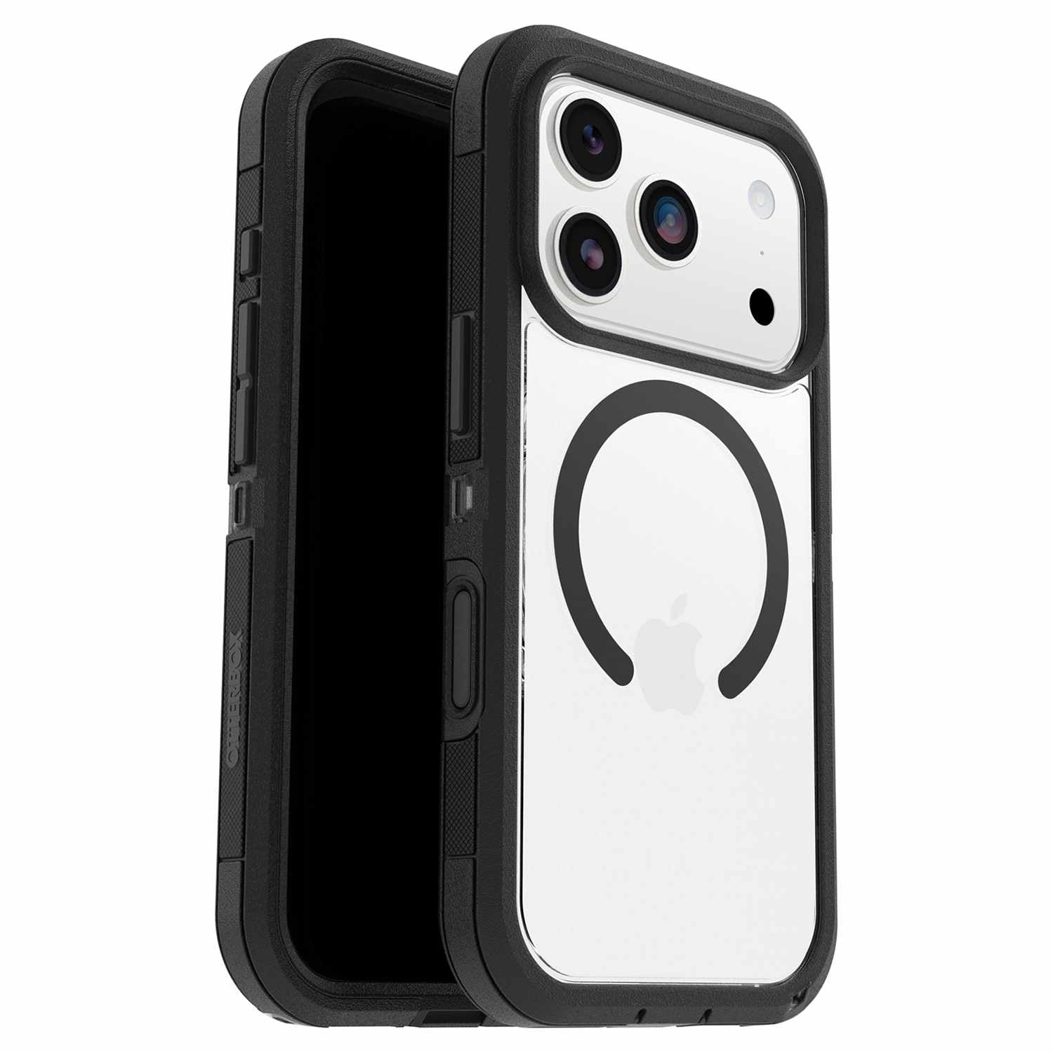 OtterBox Defender Pro XT Clear MagSafe Case w/Camera Control Dark Side (Black) for iPhone 17( Pro 6.3)