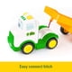 thumbnail image 3 of JOHN DEERE Lights & Sounds Farmin' Friends Hauling Set - Incluye camión de juguete y retroexcavadora - Juguetes para niños de 18 meses en adelante, 3 of 5
